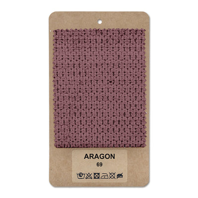 Próbnik tkanin ARAGON Bordowy Mat (ARAGON 69)