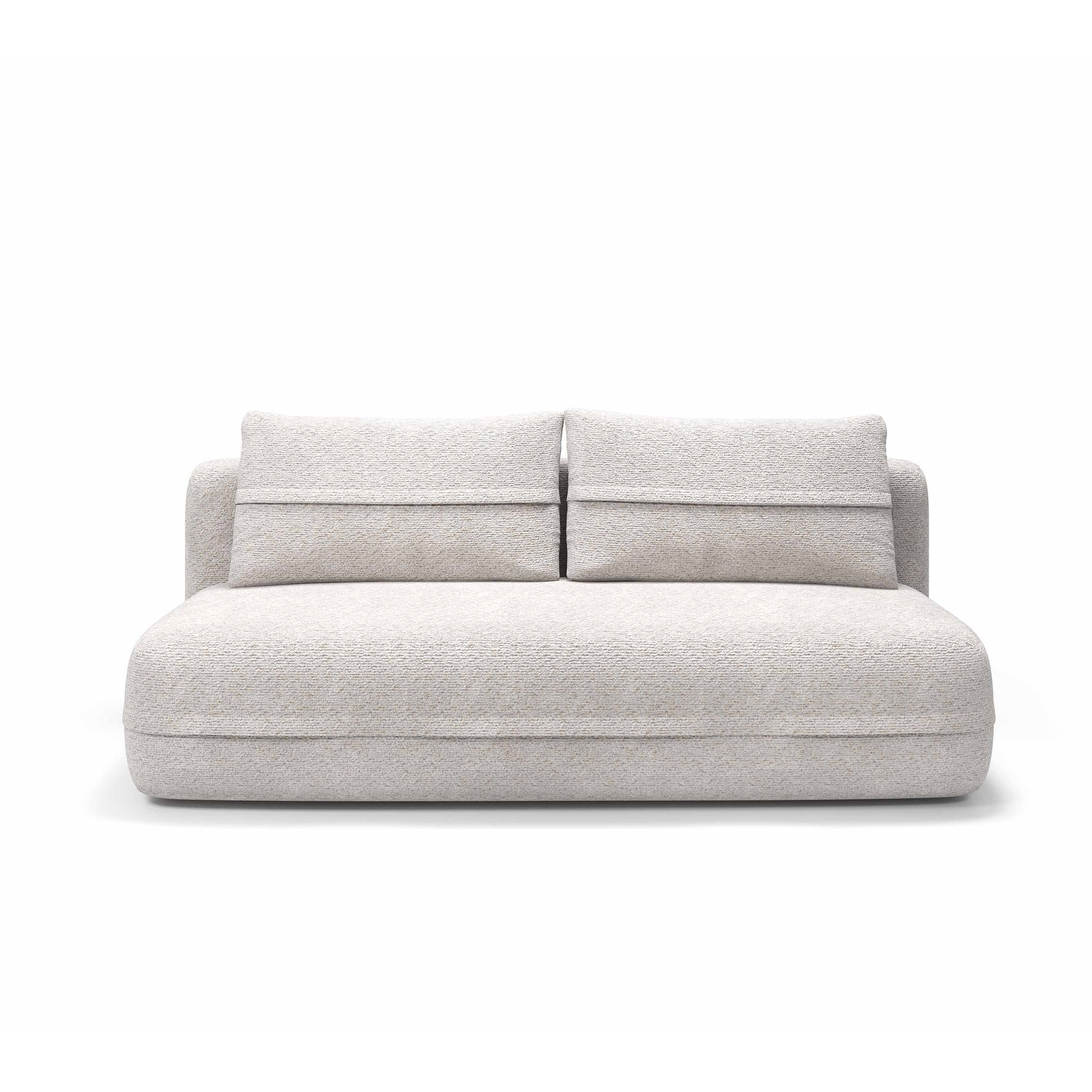 Sofa 2-osobowa z funkcją spania 206 cm w stylu minimalistycznym – z pojemnikiem, sprężyny kieszeniowe, visco | Lento
