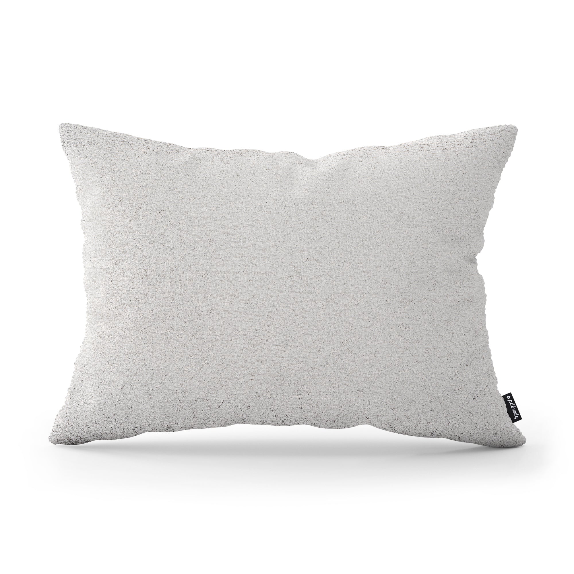Poduszka dekoracyjna 40×55 cm w stylu hygge i scandi – tkanina Coral 100% PES, przytulna struktura | Baranek Mglisty Pergamin (CORAL 70)