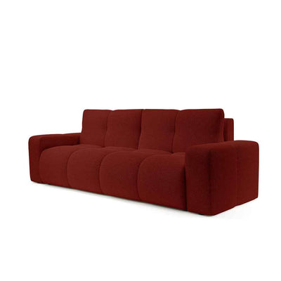 Sofa 3-osobowa z funkcją spania 149x200 z pojemnikiem w stylu nowoczesnym | SOSO Wiśniowa Głębia (CURIO 57)