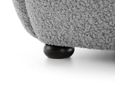 Fotel 88 cm do relaksu w stylu skandynawskim | Tedi