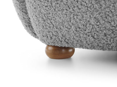 Fotel 88 cm do relaksu w stylu skandynawskim | Tedi
