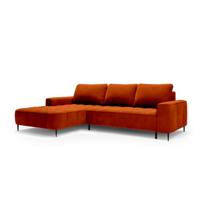 Narożnik z pojemnikiem na pościel 280 cm w stylu eleganckim | Francessco