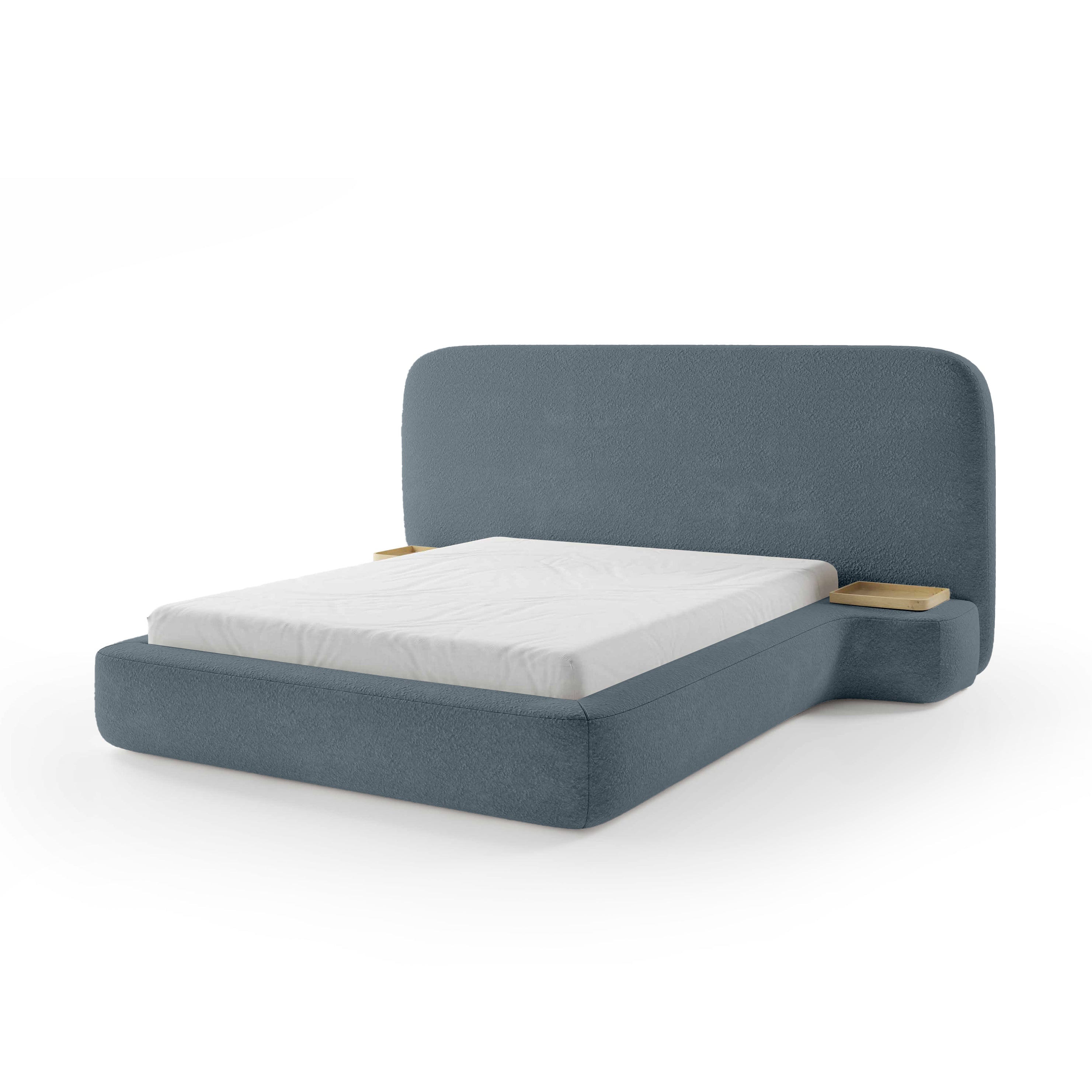 Łóżko Tapicerowane Genz 200 Granitowy Nurt