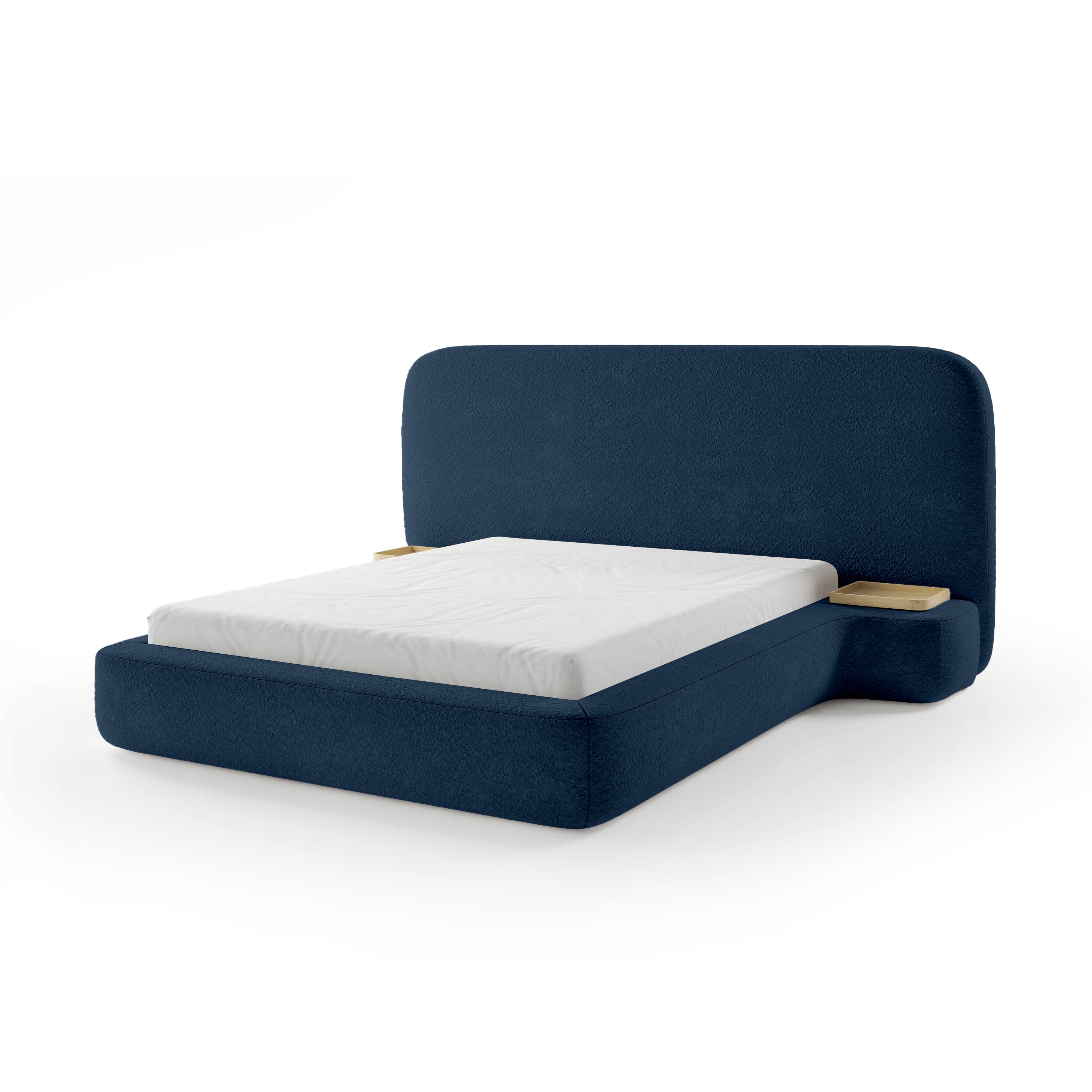 Łóżko Tapicerowane Genz 200 Nocny Lazur