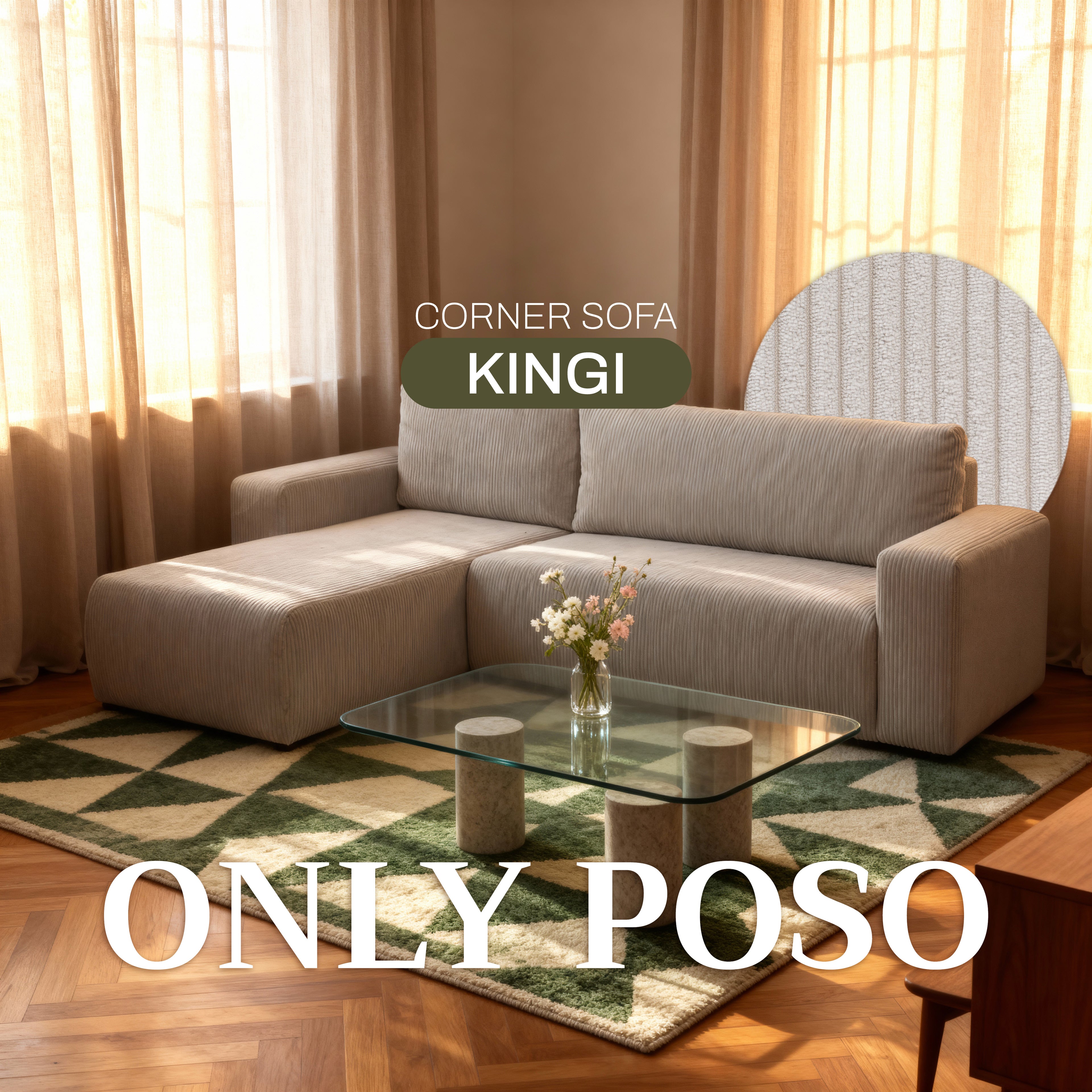 Próbnik tkanin Sztruks Grafitowy Mech