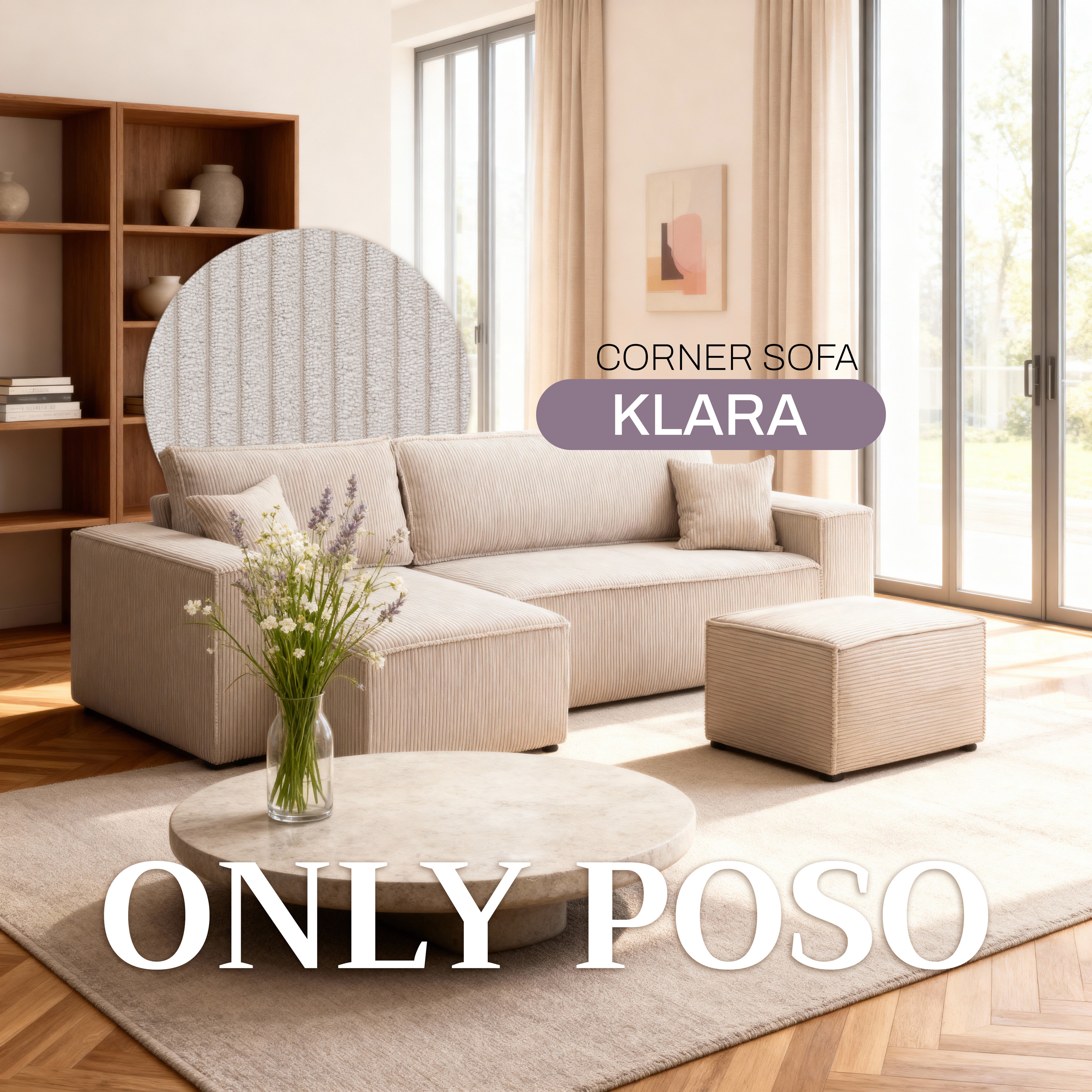 Próbnik tkanin Sztruks Oliwka (POSO 44)