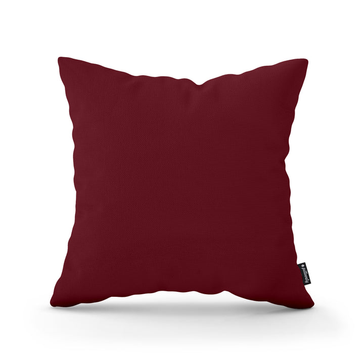 Poduszka Dekoracyjna Gładka 45x45 Winny Rubin