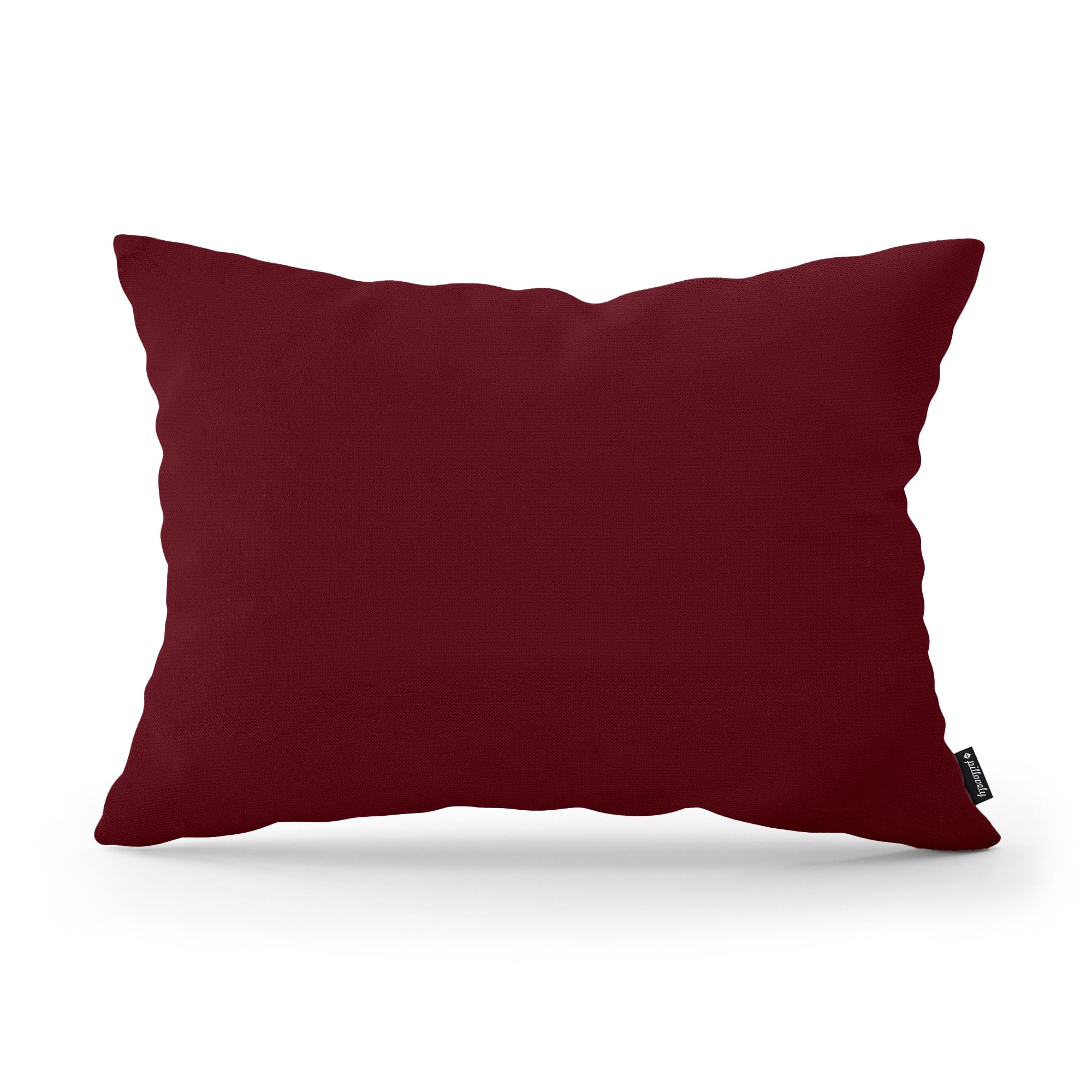 Poduszka dekoracyjna 40×55 cm w stylu modern i scandi – tkanina Kronos 100% PES, minimalistyczna forma | Gładka Winny Rubin (KRONOS 02)