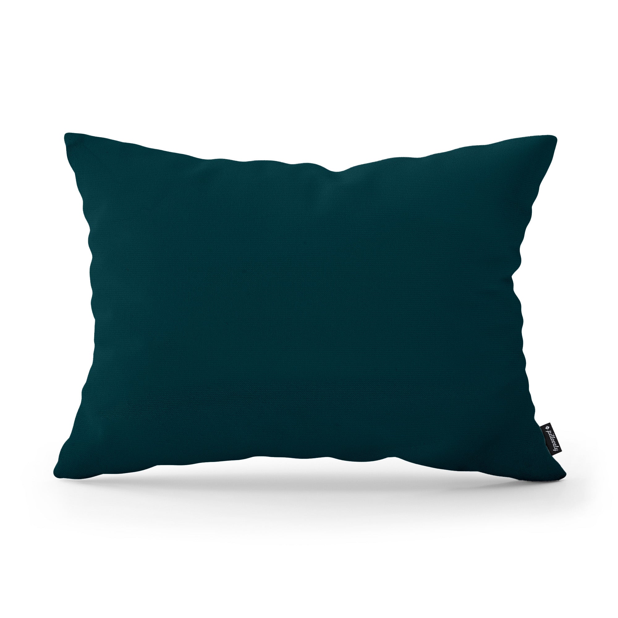 Poduszka dekoracyjna 40×55 cm w stylu modern i scandi – tkanina Kronos 100% PES, minimalistyczna forma | Gładka Morski Atrament (KRONOS 04)