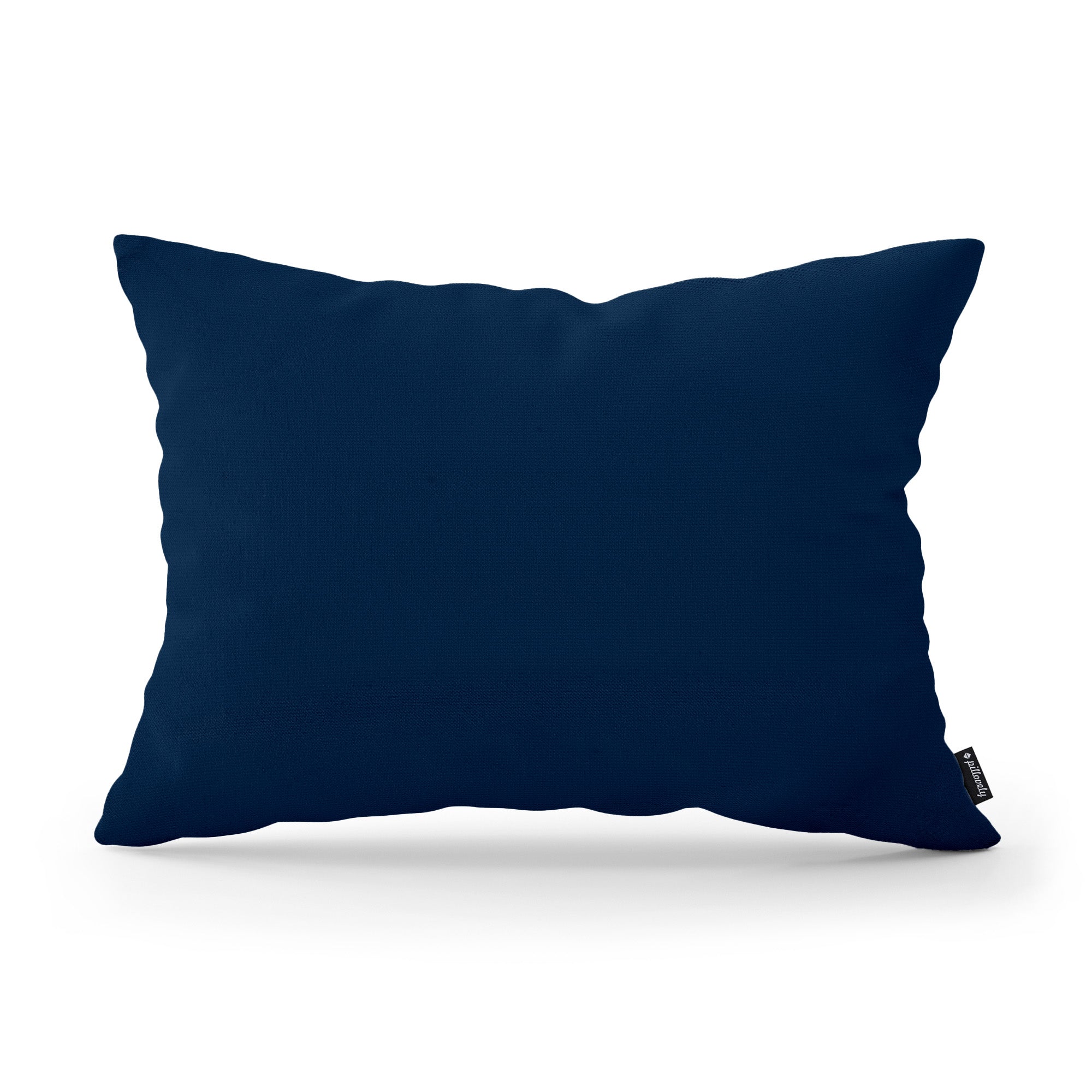 Poduszka dekoracyjna 40×55 cm w stylu modern i scandi – tkanina Kronos 100% PES, minimalistyczna forma | Gładka Atramentowa Noc (KRONOS 09)