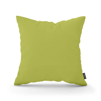 Poduszka dekoracyjna 45×45 cm w stylu minimalistycznym | Gładka Oliwkowe Zboże (KRONOS 16)