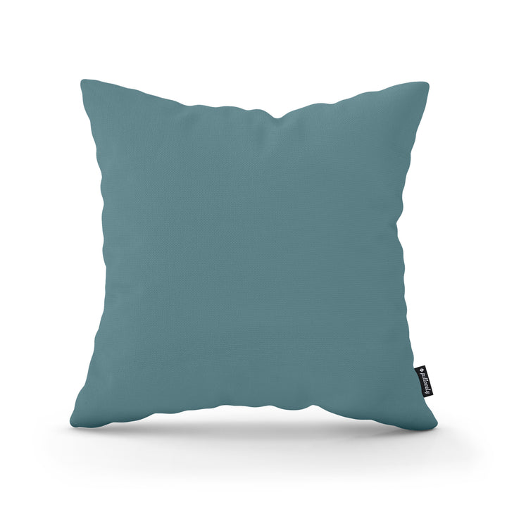 Poduszka Dekoracyjna Gładka 45x45 Przydymiona Zieleń