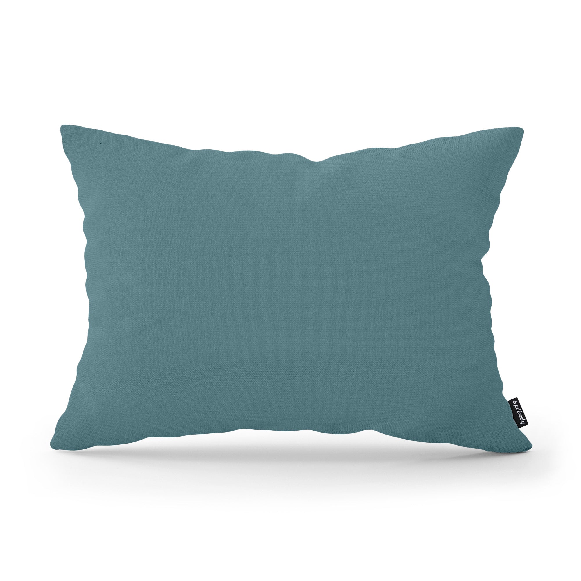 Poduszka dekoracyjna 40×55 cm w stylu modern i scandi – tkanina Kronos 100% PES, minimalistyczna forma | Gładka Przydymiona Zieleń (KRONOS 26)
