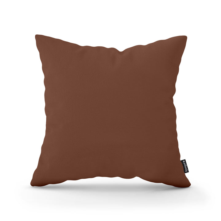 Poduszka Dekoracyjna Gładka 45x45 Brązowa Sepia