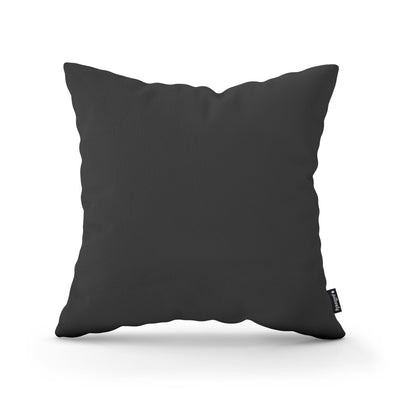 Poduszka dekoracyjna 45×45 cm w stylu minimalistycznym | Gładka Popiel Bazaltowy (KRONOS 34)