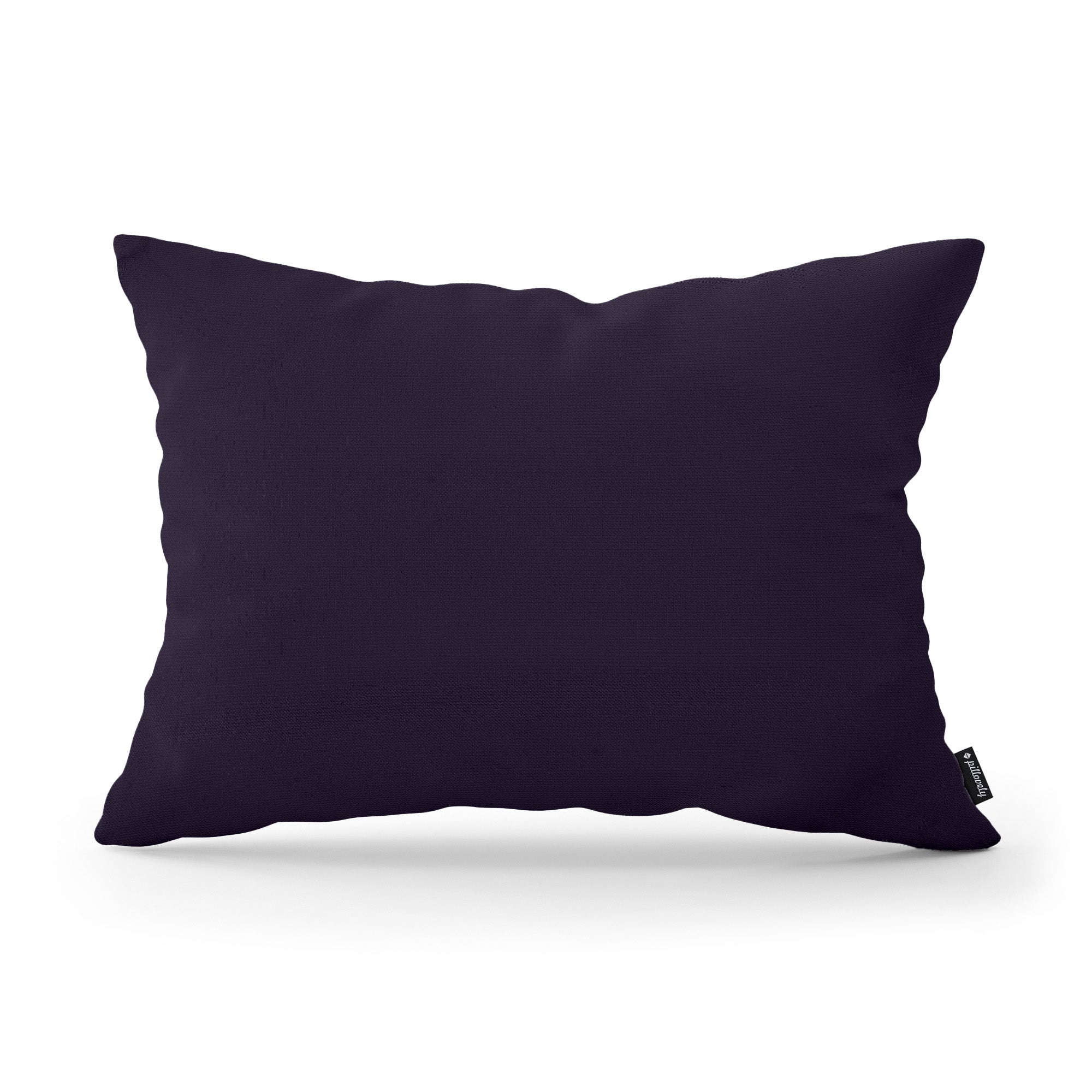 Poduszka Dekoracyjna Gładka 40x55 Ciemna Purpura