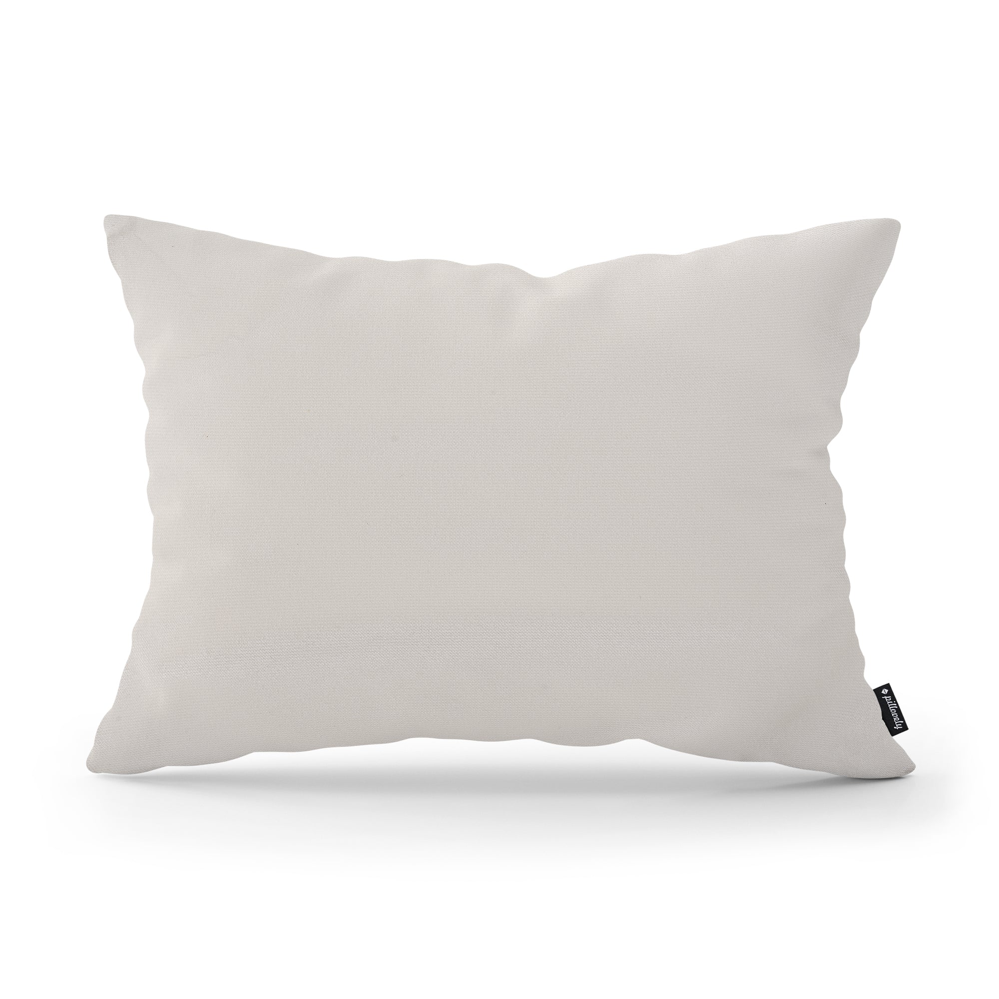 Poduszka Dekoracyjna Gładka 40x55 Kremowy Popiół