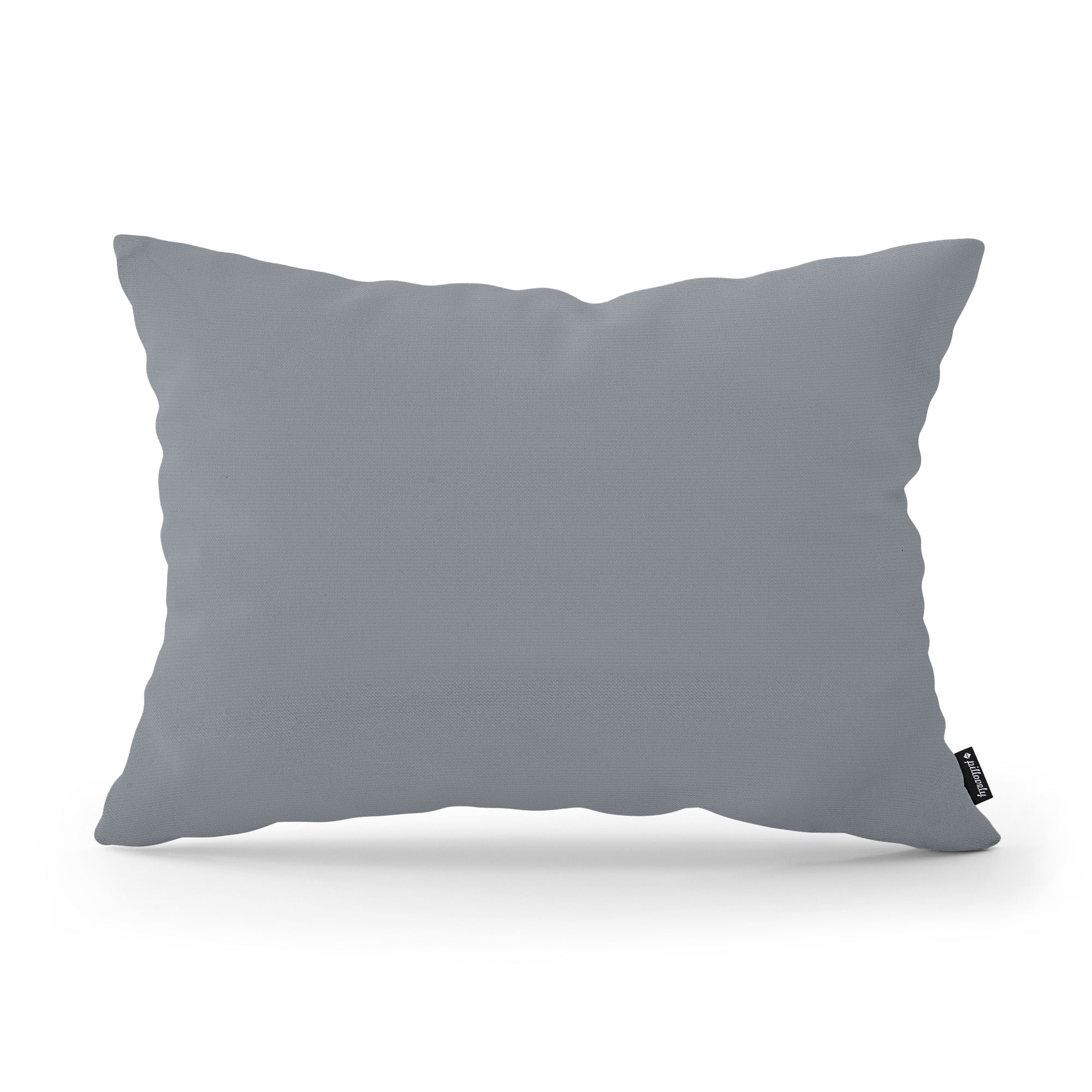 Poduszka Dekoracyjna Gładka 40x55 Grafitowy Popiół