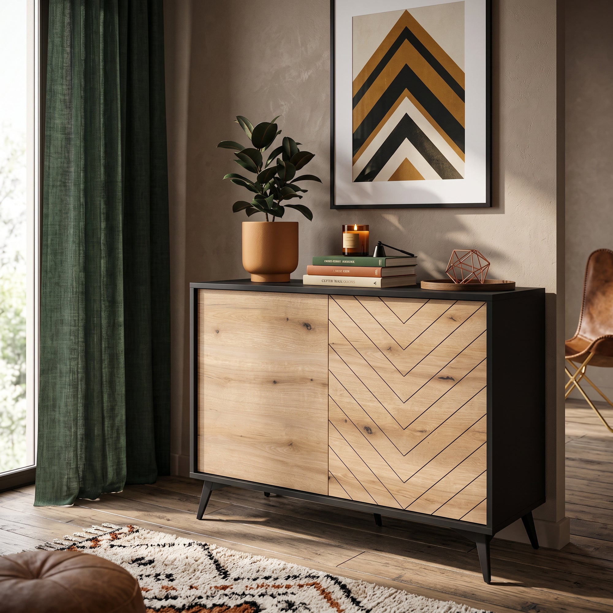 Komoda 104x78 w stylu loftowym | Nirwana