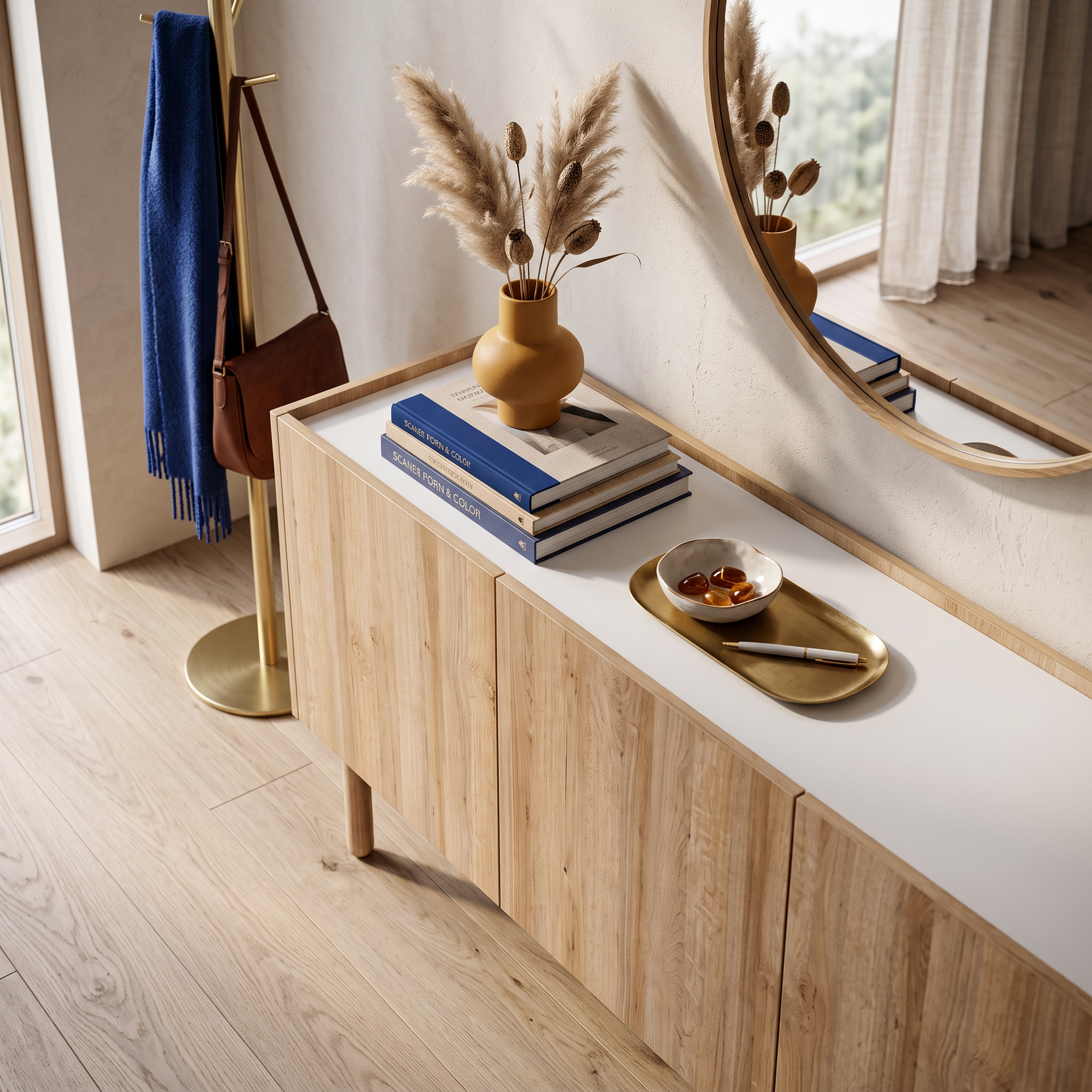 Komoda 144x68 w stylu boho | Anawa