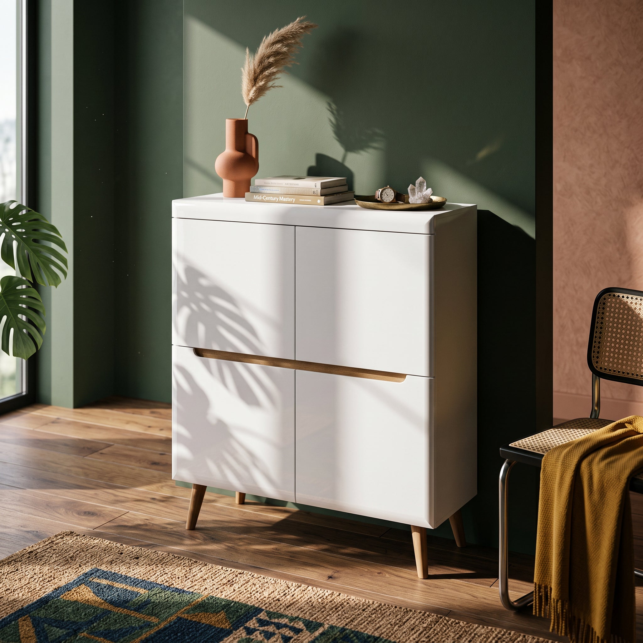 Komoda 107x134 w stylu skandynawskim | Trava