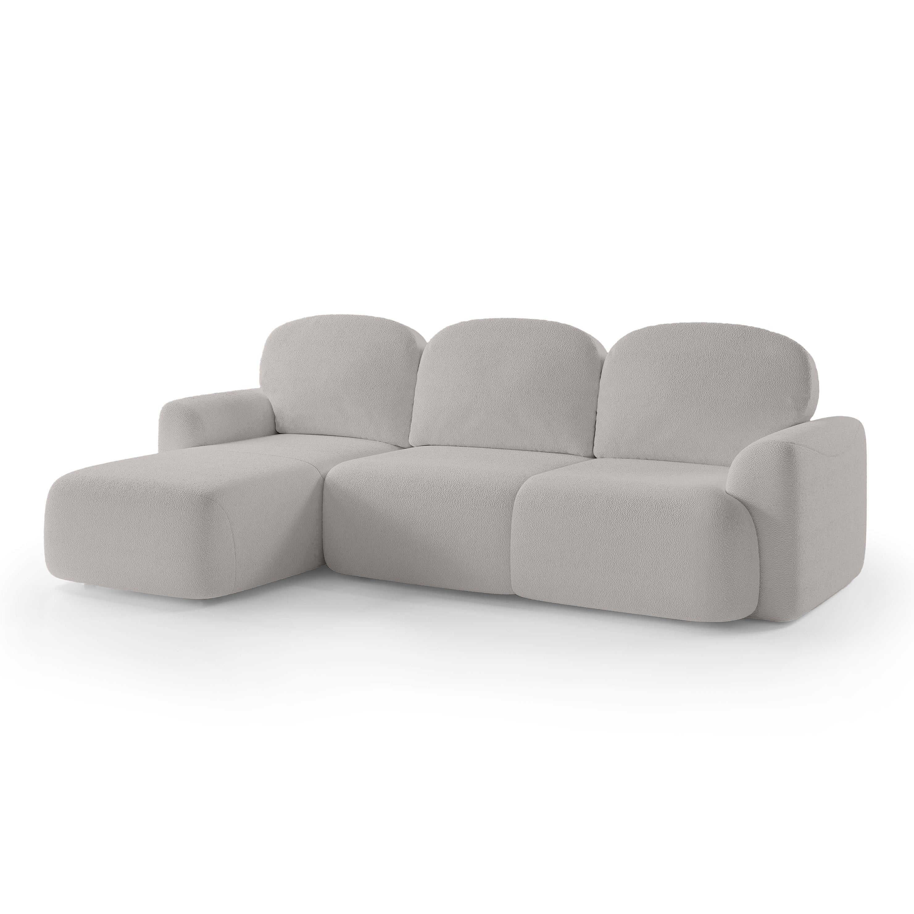 Narożnik z funkcją spania 3–4 osobowy DL 260 cm w stylu nowoczesnym | Bulu