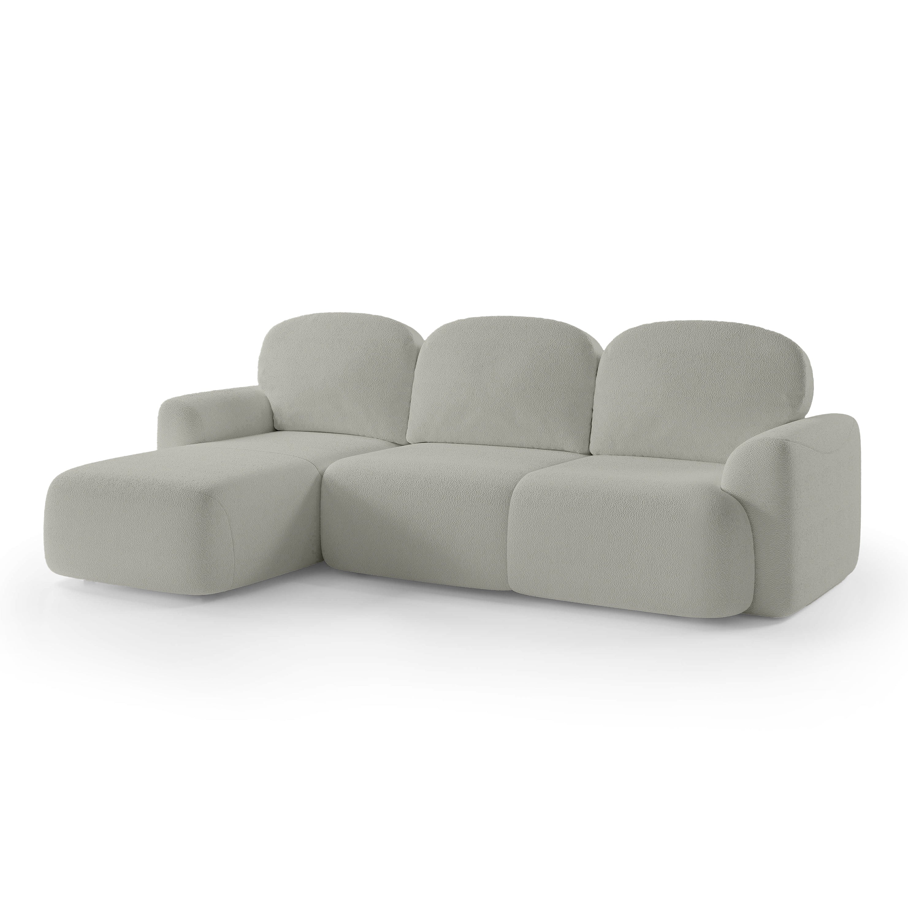 Narożnik z funkcją spania 3–4 osobowy DL 260 cm w stylu nowoczesnym | Bulu