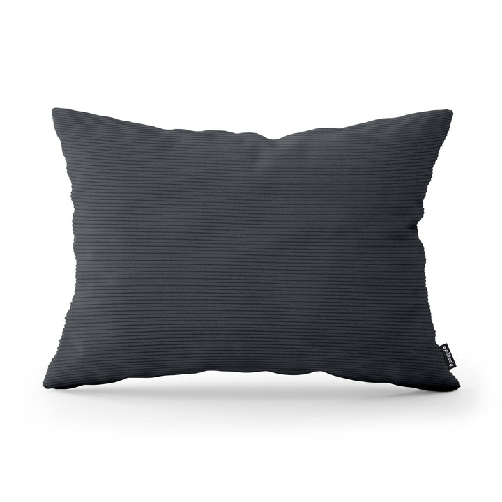 Poduszka Dekoracyjna Sztruks 40x55 Grafitowy Kamień