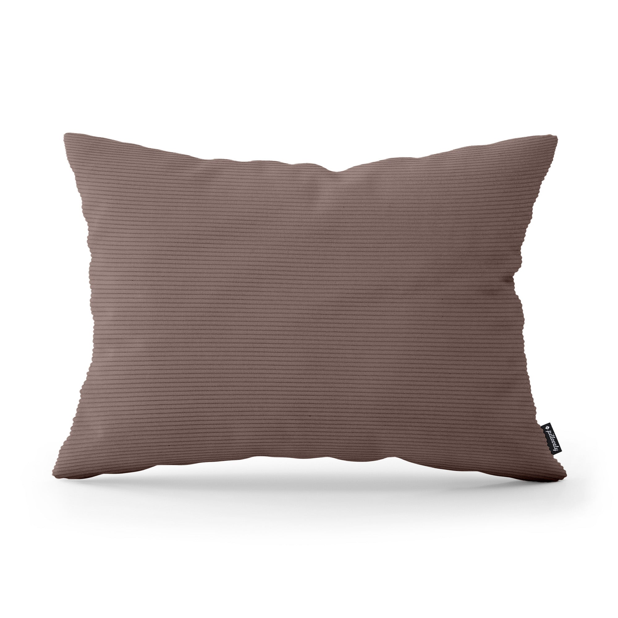 Poduszka dekoracyjna 40×55 cm do salonu w stylu loft – miękka tkanina sztruksowa, strukturalna faktura | Sztruks Jesienna Sepia (ONTARIO 21)