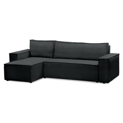 Narożnik uniwersalny z funkcją spania 3-osobowy 200x142–154 w stylu loft | Agi Węgiel (POSO 135) Uniwersalny