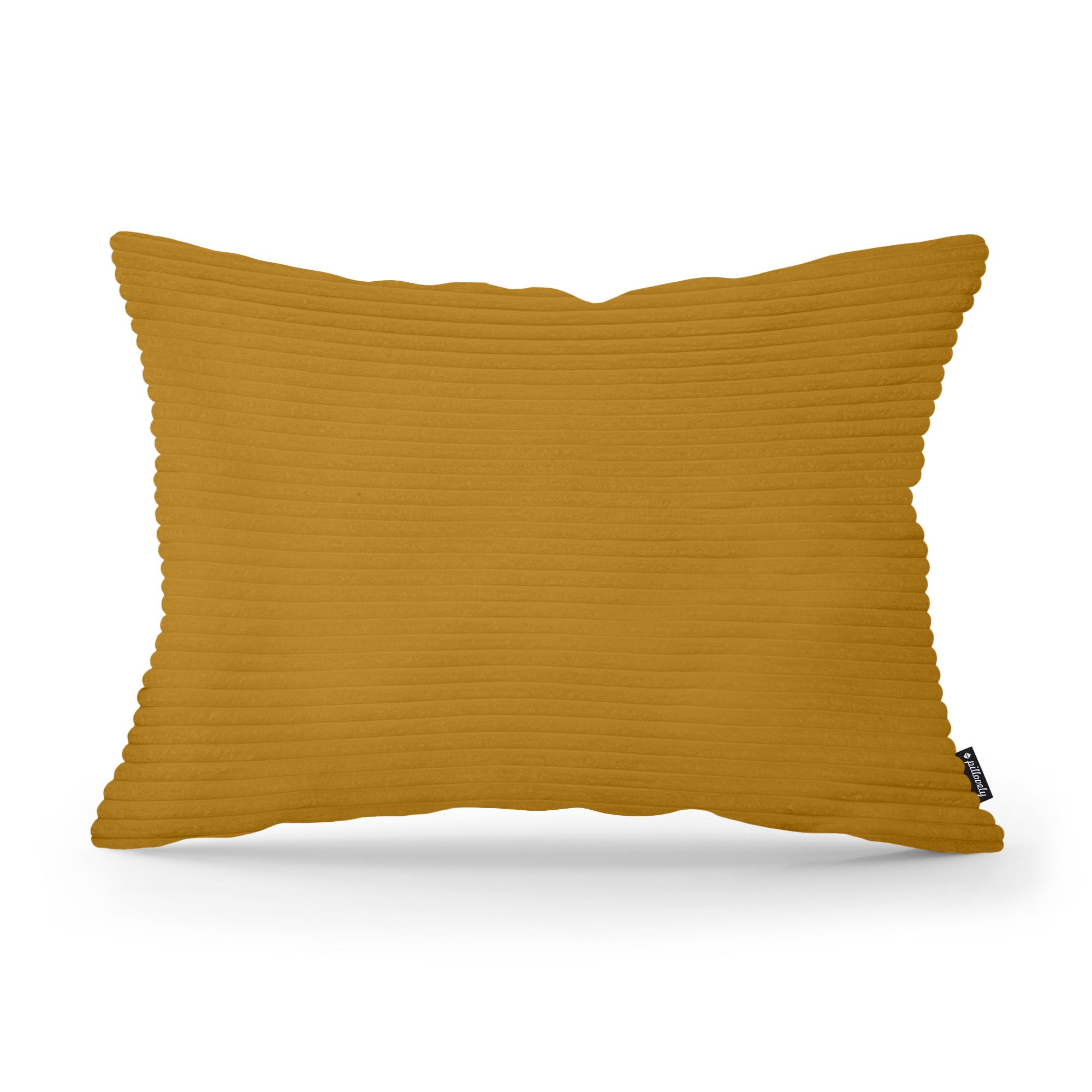 Poduszka Dekoracyjna Szeroki Sztruks 40x55 Złocisty Orzech