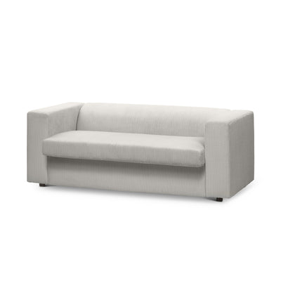Sofa 2-osobowa z funkcją spania 174 cm | July Lniany Krem (POSO 100)