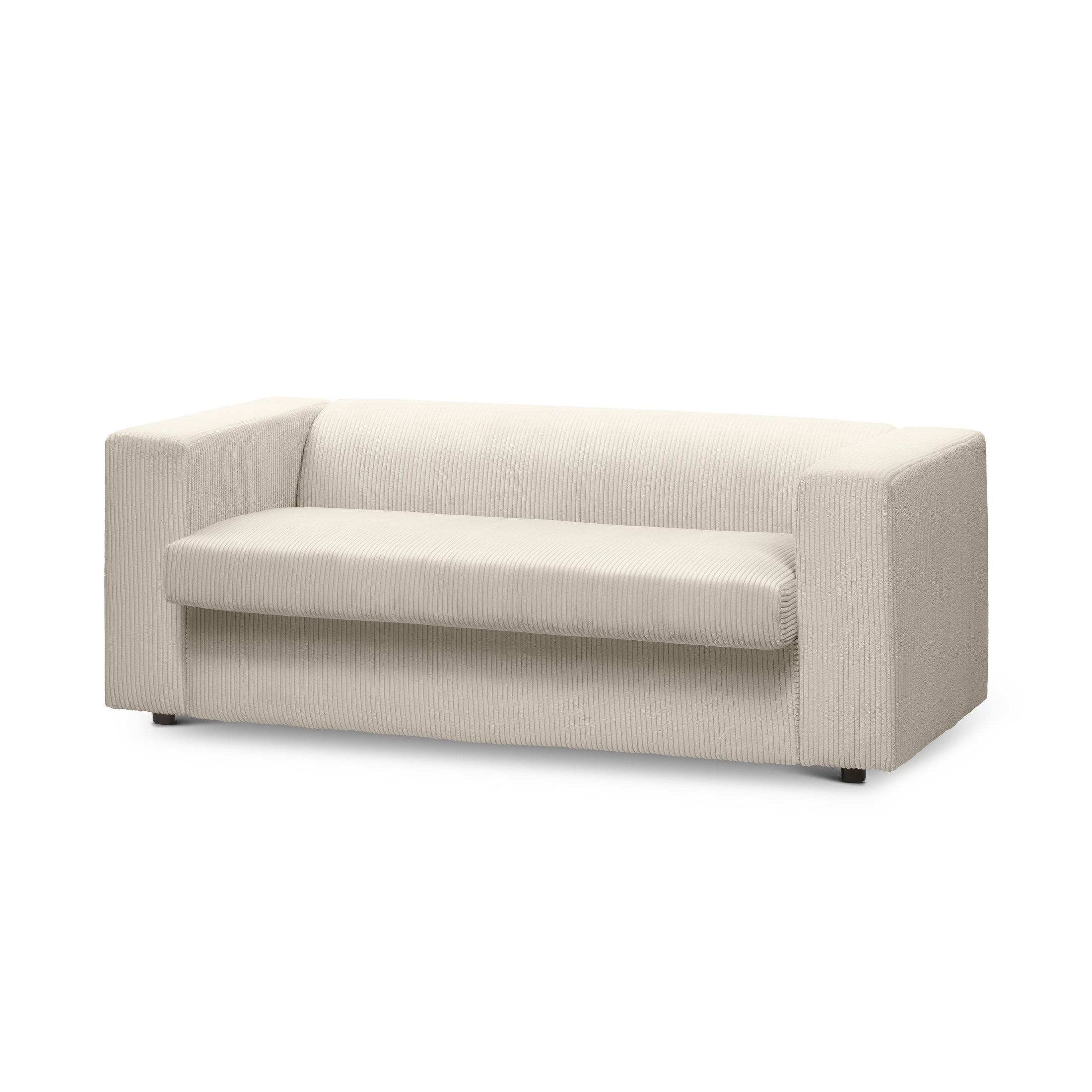 Sofa 2-osobowa z funkcją spania 174 cm | July Kość Słoniowa (POSO 105)