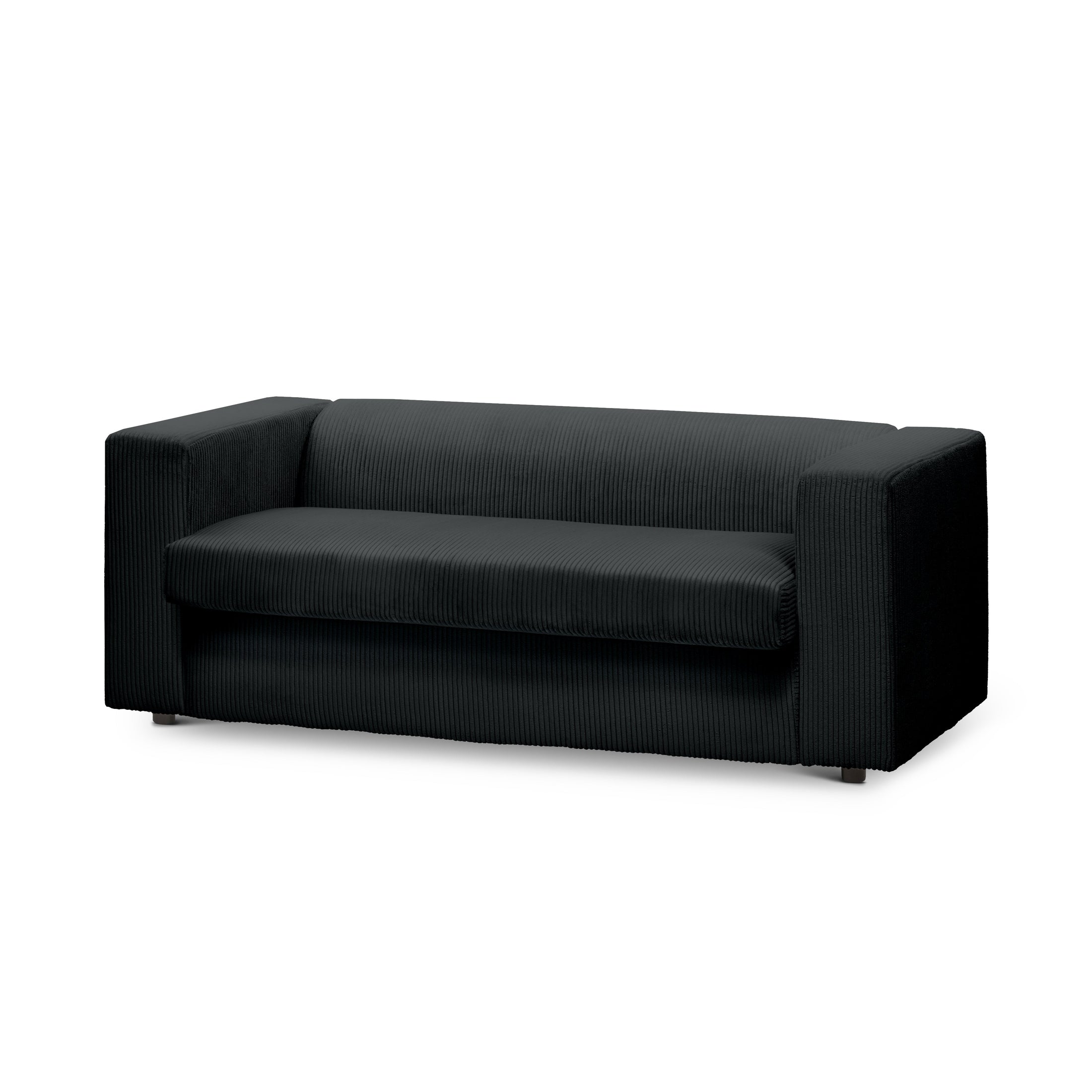 Sofa 2-osobowa z funkcją spania 174 cm | July Węgiel (POSO 135)