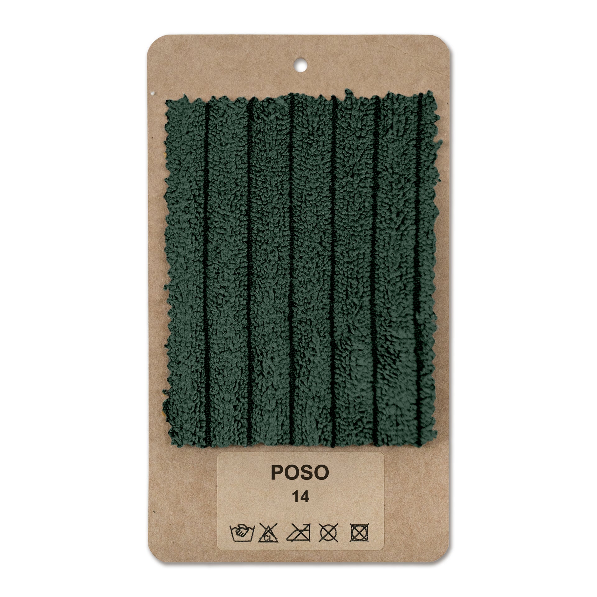 Próbnik tkanin Sztruks Leśna Zieleń