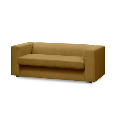 Sofa 2-osobowa z funkcją spania 174 cm | July Złocisty Orzech (POSO 01)