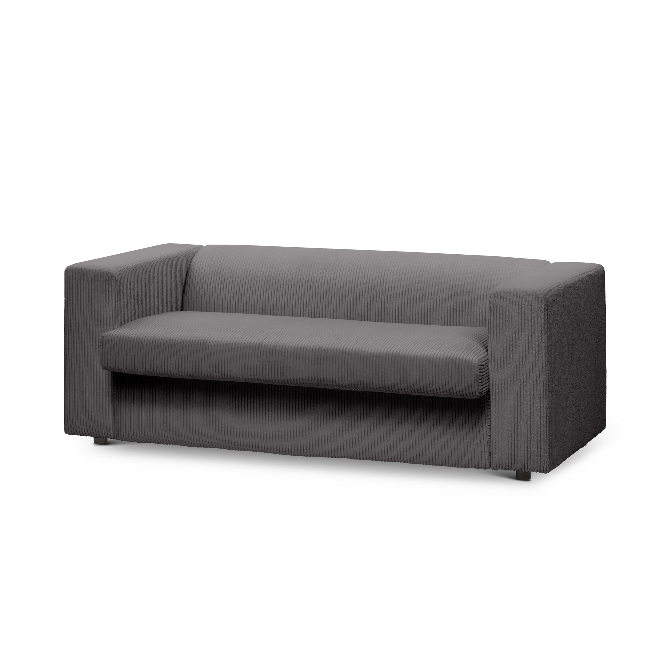 Sofa 2-osobowa z funkcją spania 174 cm | July Stalowy Brąz (POSO 22)