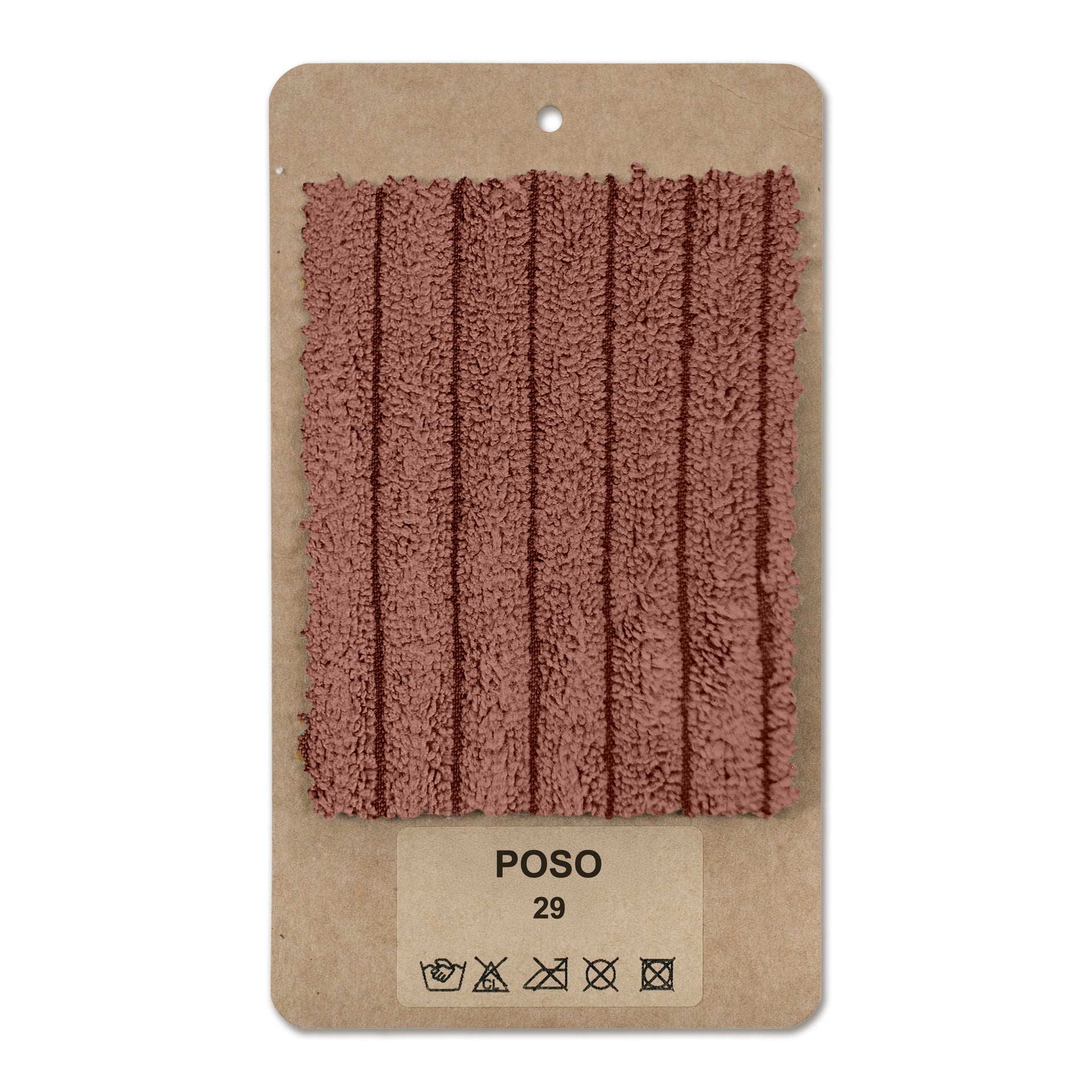 Próbnik tkanin Sztruks Ceglane Ciepło