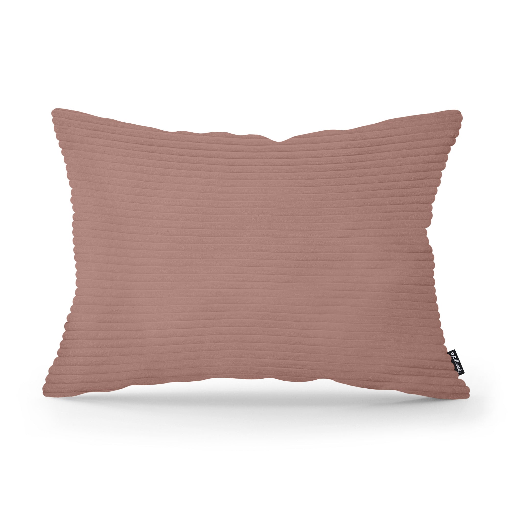 Poduszka Dekoracyjna Szeroki Sztruks 40x55 Ceglane Ciepło