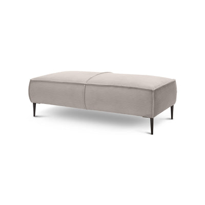 Pufa 140 cm do salonu w stylu modern | May Piaskowy Kamień (POSO 02)