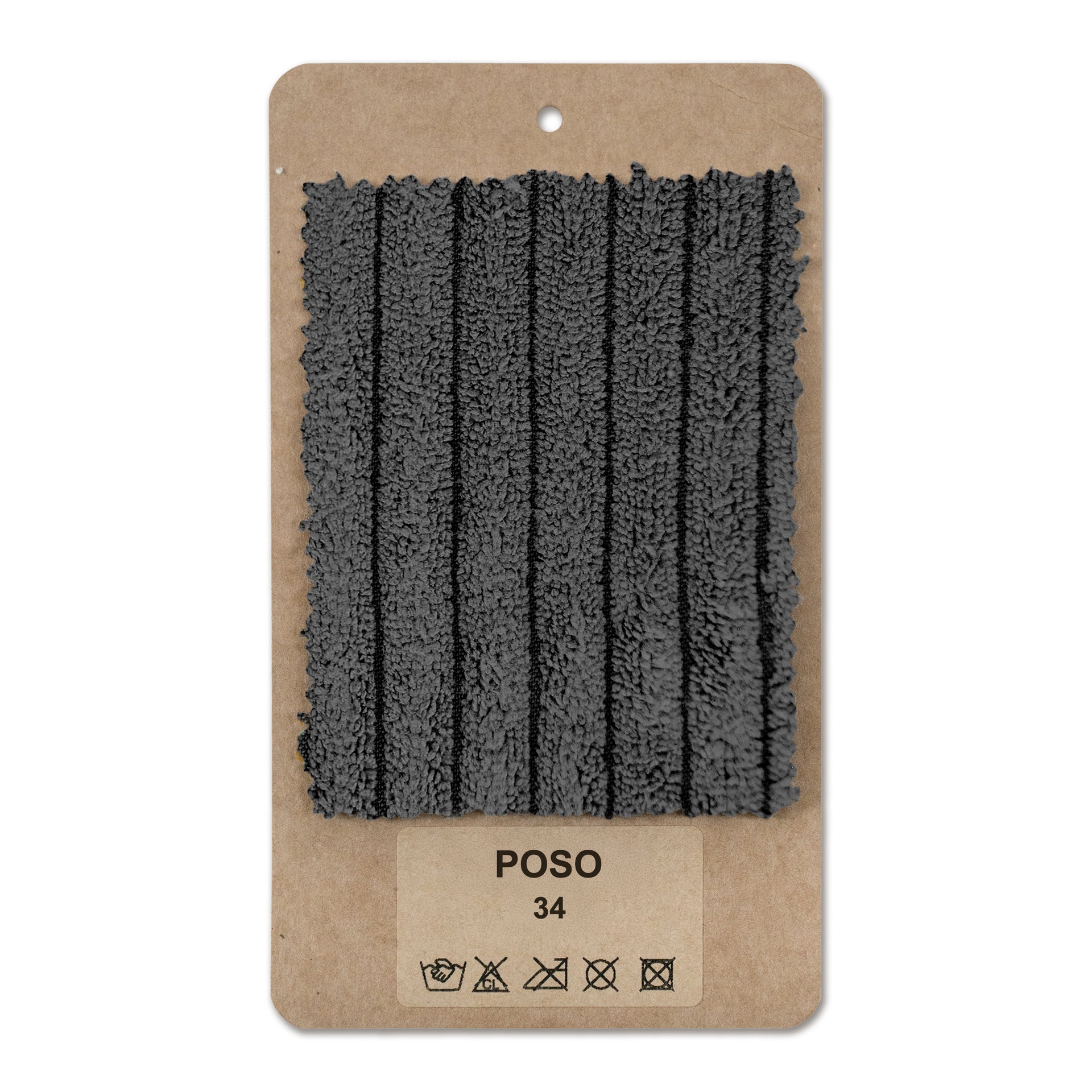 Próbnik tkanin Sztruks Antracyt