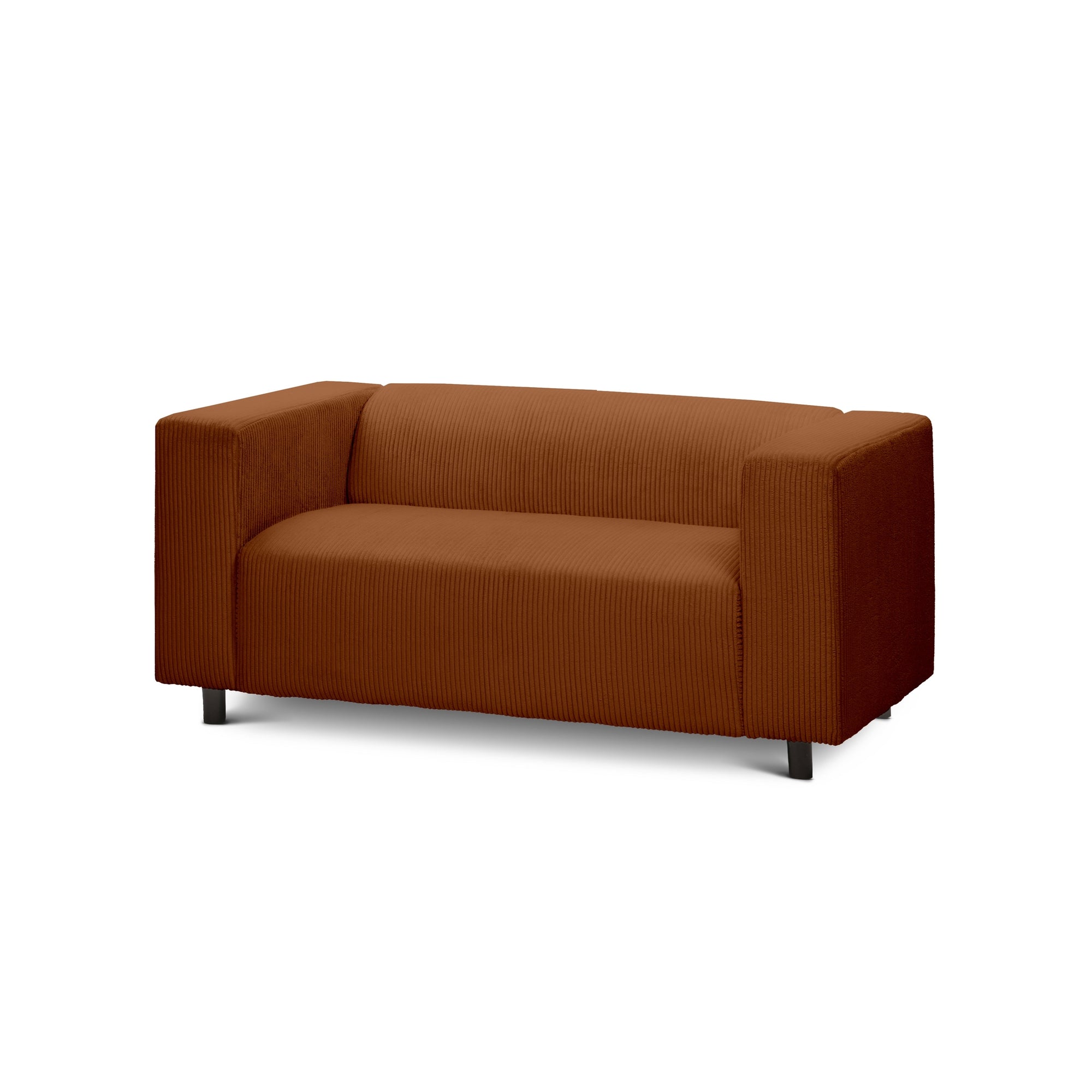 sofa 2-osobowa 151 cm – sztruks POSO, styl minimalistyczny | July Machoń (POSO 40)