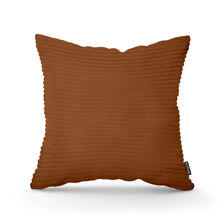 Poduszka Dekoracyjna Szeroki Sztruks 45x45 Machoń