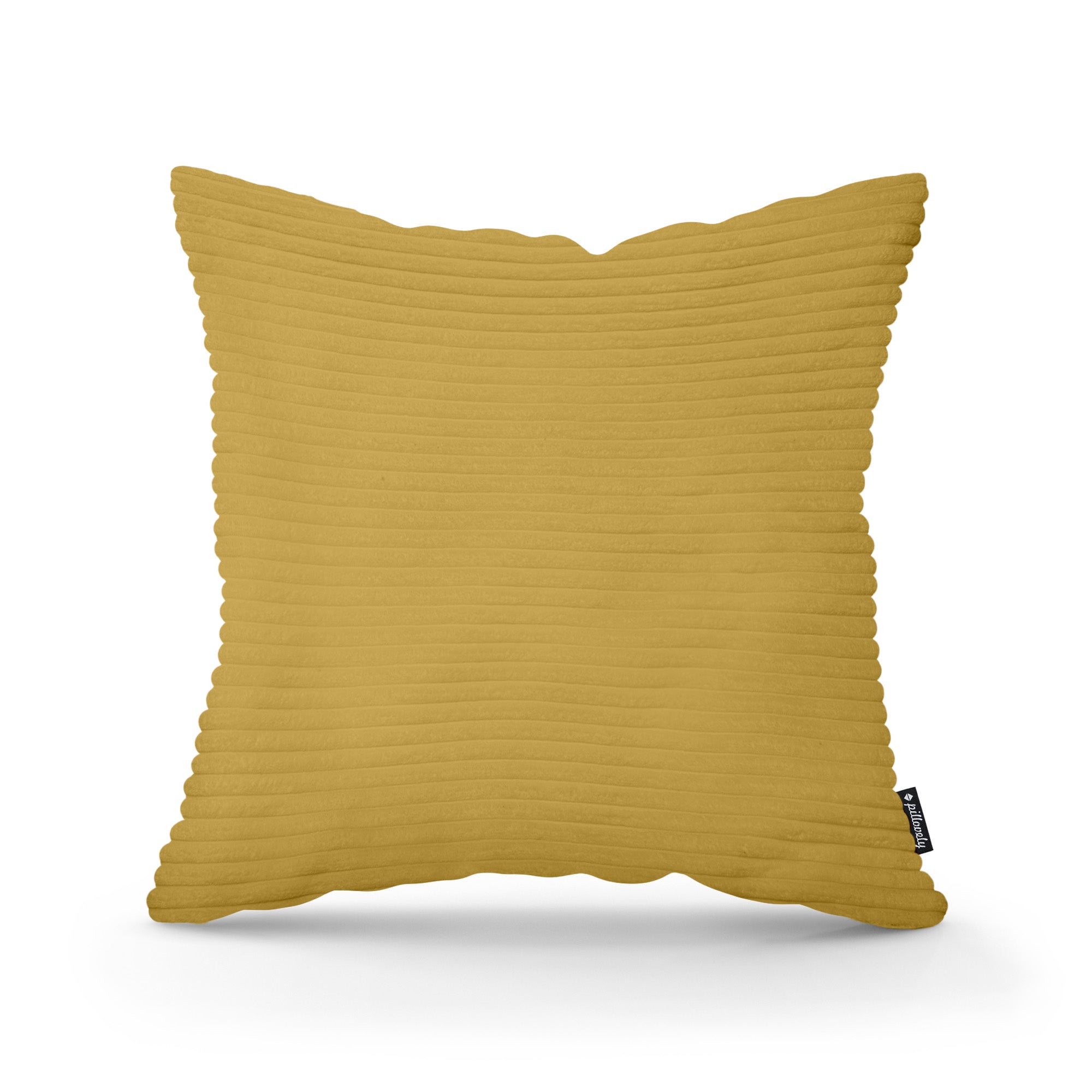 Poduszka Dekoracyjna Szeroki Sztruks 45x45 Miodowy Dąb