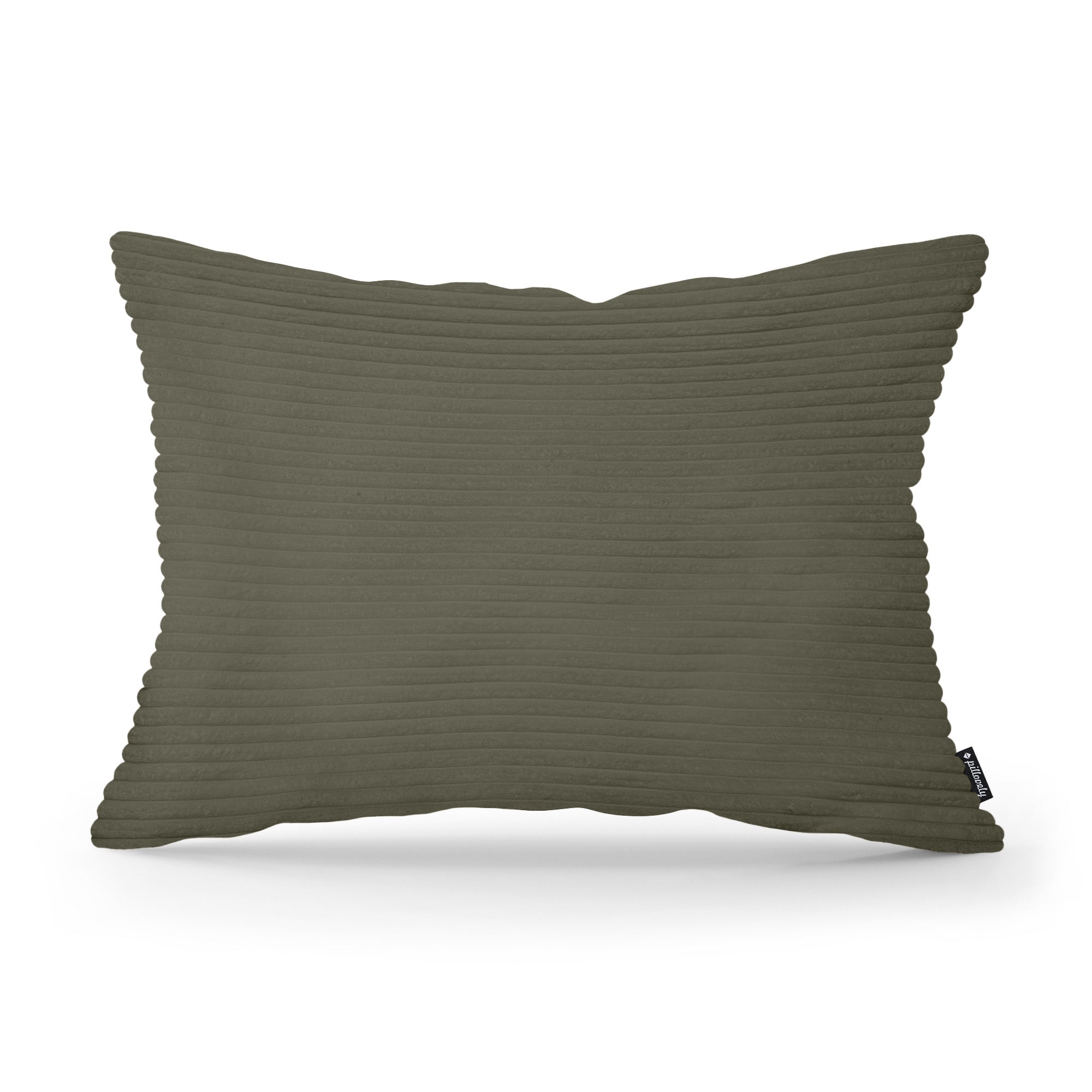 Poduszka Dekoracyjna Szeroki Sztruks 40x55 Zielony Dąb