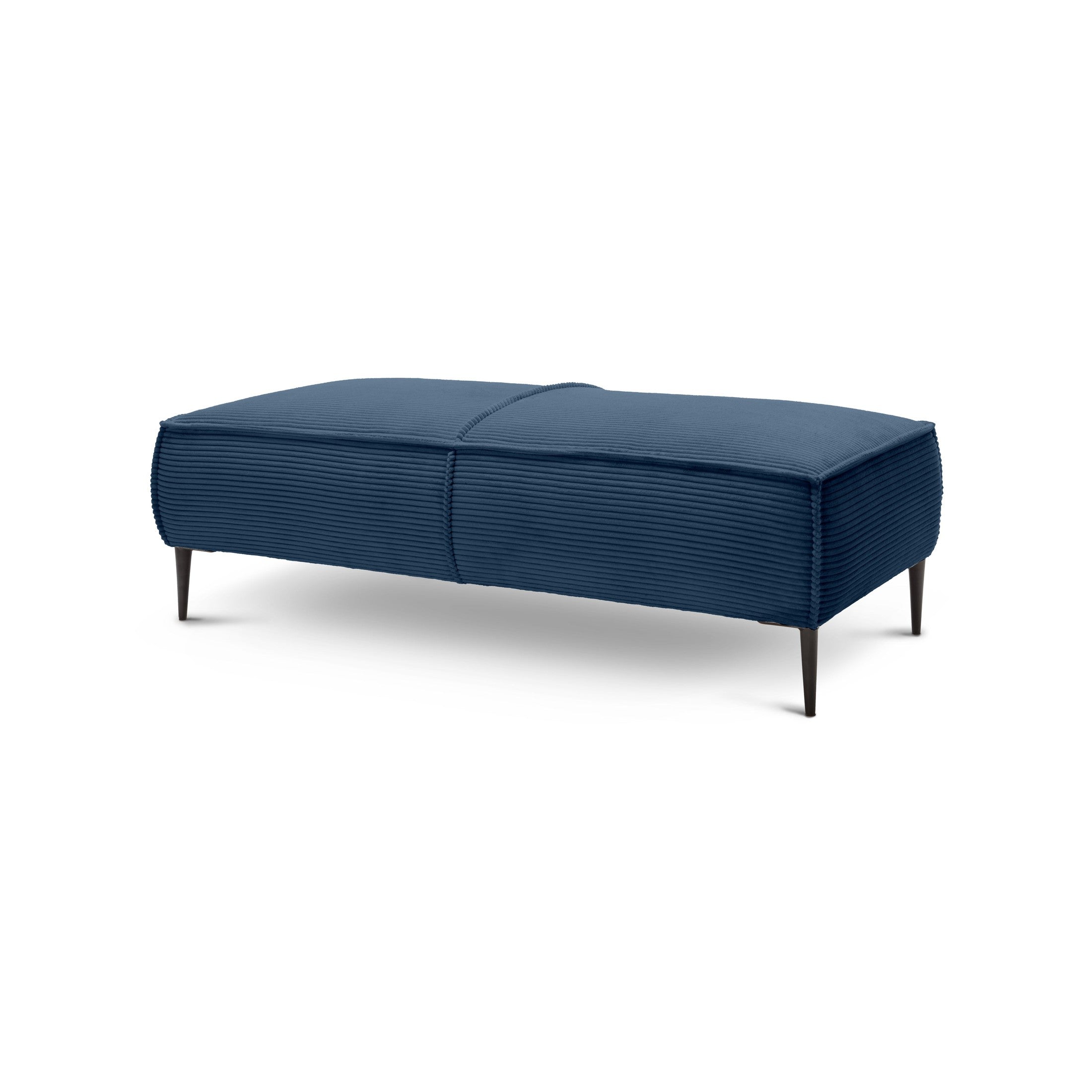 Pufa 140 cm do salonu w stylu modern | May Granatowy Grafit (POSO 05)