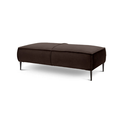 Pufa 140 cm do salonu w stylu modern | May Ciemny Orzech (POSO 06)
