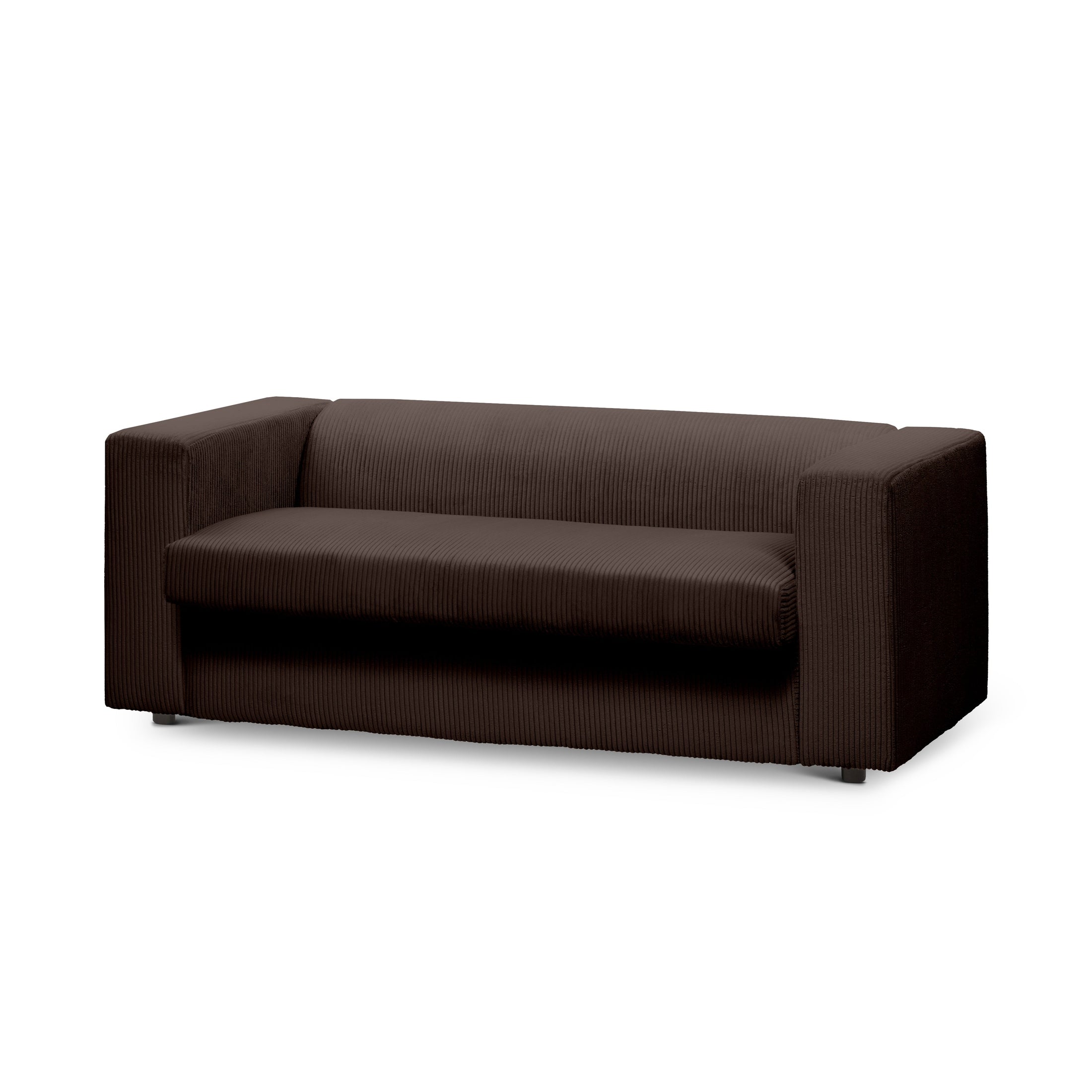 Sofa 2-osobowa z funkcją spania 174 cm | July Ciemny Orzech (POSO 06)