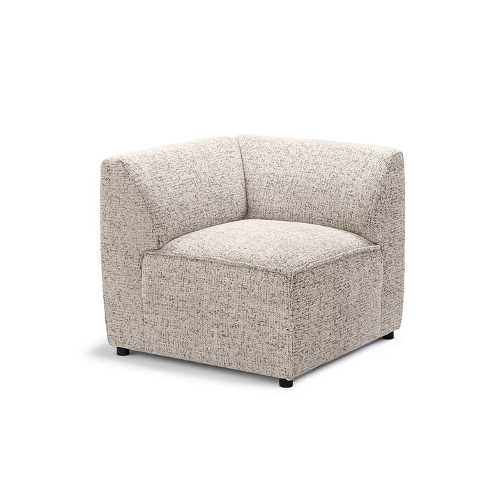 Sofa Modułowa BRICK Moduł M Prawo Porcelanowy Beż (BELLA 05)